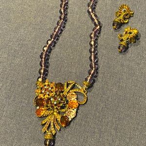 Heidi Daus Necklace and Earring set